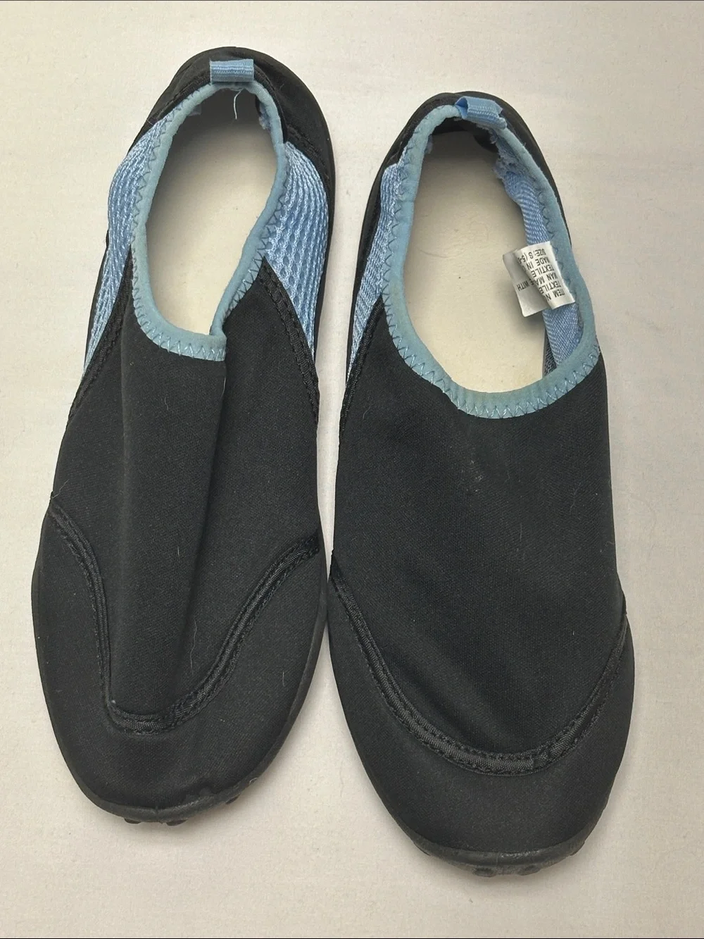 Light Blue Mesh Slip-On Water Shoe
